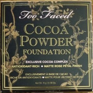 NIB Too Faced Cocoa Powder Foundation MED TAN